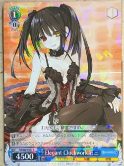 Weiss Schwarz Date A Live Fdl/W65-077R R Kurumi Tokisaki Trading Card NM - Image 1