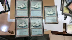 Snow-Covered Island Ice Age Single Magic The Gathering RARE Card - Image 2