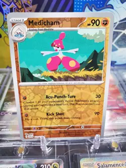Medicham 111/198 Reverse Holo Uncommon Pokemon TCG Scarlet & Violet Base Set - Image 1