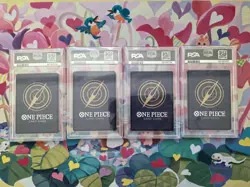 PSA 10 2023 One Piece Wanted Art 4 Card OP-03 Japanese Holo Luffy Kaido Kid - Image 2