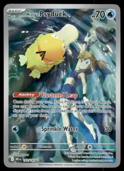 Pokemon Cards Misty's Psyduck 193/182 Destined Rivals Illustration Rare NM - Image 1