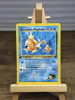 Giovanni's Magikarp Gym Challenge 1st Edition Common 73/132 Pokemon Card NM - Image 1
