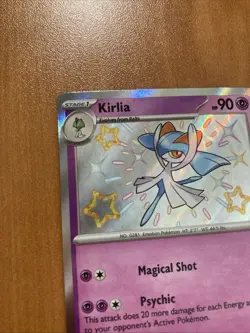 Kirlia - 154/091 Pokemon Paldean Fates Holo Shiny Rare NM Pokemon Card Fast Ship - Image 5