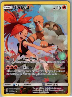 Torkoal (Secret) 237/236 SM - Cosmic Eclipse - Pokemon Card - NM - Image 1