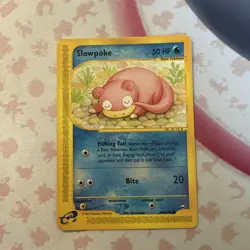Pokemon Slowpoke 108/147 Vintage 2002 TCG Aquapolis Common Card - Image 1