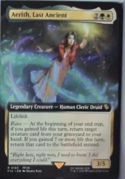 Aerith, Last Ancient (Extended Art) - Commander: FINAL FANTASY: #163 Nm C252 - Image 1