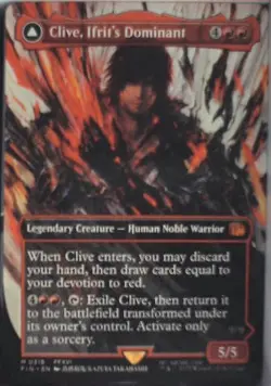 Clive, Ifrit's Dominant (0318) (Borderless) - FINAL FANTASY: #318 Nm C252 - Image 1