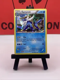 Samurott 31/114 Cracked Ice Holo Rare Pokemon TCG 2011 MP - Image 2