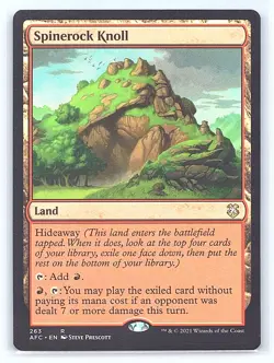 SPINEROCK KNOLL 263 COMMANDER: ADVENTURES IN THE FORGOTTEN REALMS MTG NM - Image 1