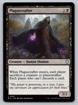 Plaguecrafter - Commander: Bloomburrow MTG - Image 1