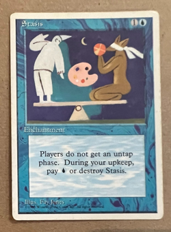 Stasis - 4th Edition - MTG - Magic the Gathering - MP/LP - Image 1
