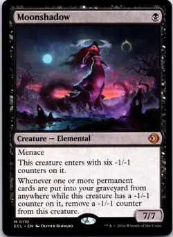 Moonshadow 110 Mythic Lorwyn Eclipsed Magic: The Gathering Near Mint - Image 1