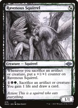 Ravenous Squirrel Foil Modern Horizons 2 375 NM MTG - Image 1