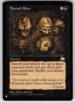 Buried Alive Uncommon The List Reprints MTG Near Mint 2020 - Image 1