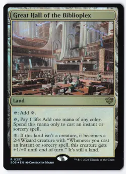 Great Hall of the Biblioplex 257 Foil Secrets of Strixhaven - Image 1