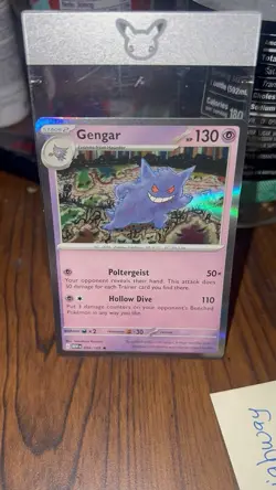 Pokemon Gengar Reverse Holo Rare SV 151 094/165 English HP 130 - Image 1