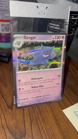 Pokemon Gengar Reverse Holo Rare SV 151 094/165 English HP 130 - Image 3