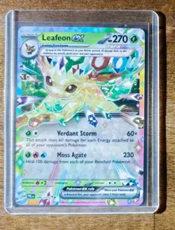 Leafeon ex 006/131 - Prismatic Evolutions - Scarlet & Violet - NM/M Pokemon Card - Image 1
