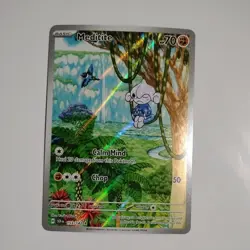 Pokemon Card - Stellar Crown EN - Meditite - Illustration Rare - 153/142 NM - Image 1