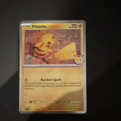 Pokemon TCG Pikachu Holo Pokemon Day Promo - Image 1