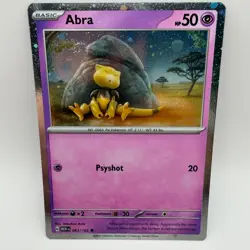 Pokemon TCG Abra Cosmos Holo Promo 151 063/165 NM - Image 1