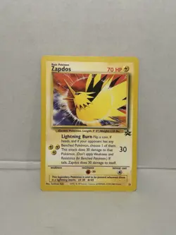 Zapdos 23 Wizards Black Star Promo WOTC Pokemon TCG Regular 1999 LP - Image 1