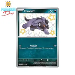 Maschiff SVP071 Shiny Black Star Promo Paldean Fates Near Mint Pokemon TCG 🇬🇧 - Image 1