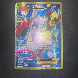 Pokemon Mewtwo EX Full Art 163/162 Secret Rare Holo BREAKthrough Card - Image 2