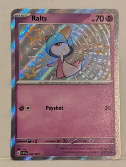 Ralts 153/091 SV: Paldean Fates Holo near mint Pokemon TCG - Image 1