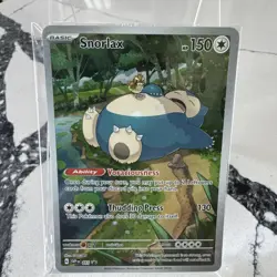 Sealed Snorlax SVP 051 Promo Pokemon 151 ETB Holo Black Star English NM - Image 1