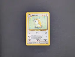 Pokemon TCG Raticate Regular Unlimited Uncommon Bae Set 20/102 Lightly Played - Image 1