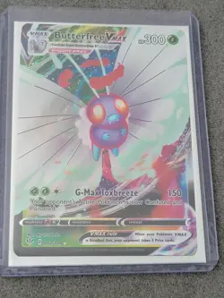 Butterfree VMAX Full ART Pokemon Sword Darkness Ablaze Ultra Rare NM 002/189 - Image 1