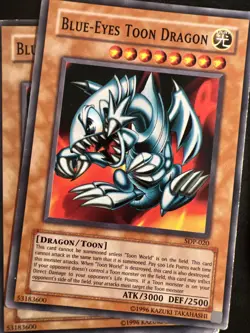 (2x) Yu-Gi-Oh! TCG Blue-Eyes Toon Dragon SDP-020 Common 1 LP 1 HP - Image 1