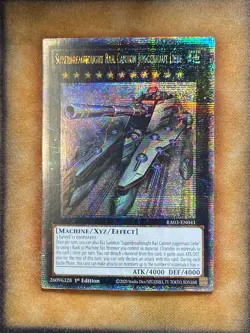 Yugioh Superdreadnought Rail Cannon Juggernaut Liebe RA03-EN041 QCR 1st Ed NM - Image 1