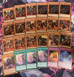 YUGIOH - BURNING ABYSS DECK CORE - LIBIC, GRAFF, CIRCLE, DRAGHIG, BARBAR, ALICH - Image 1