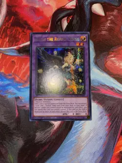 Yugioh! Hugin the Runick Wings MP23-EN249 Prismatic Secret Rare 1st Edition LP - Image 1