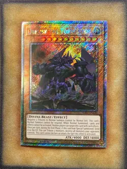 Yugioh Obelisk the Tormentor RA03-EN230 Platinum Secret Rare 1st Ed NM - Image 1