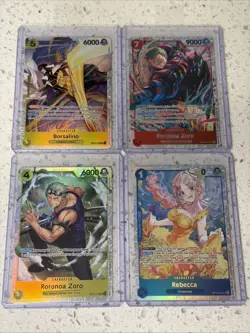 One Piece OP-15 / EB04 SR LOT Of 13 BORSALINO -RORONOA ZORO - NAMI- KOBY -ALL NM - Image 1