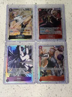 One Piece OP-15 / EB04 SR LOT Of 13 BORSALINO -RORONOA ZORO - NAMI- KOBY -ALL NM - Image 5