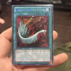 Harpie’s Feather Duster LCYW-EN149 Secret Rare 1st Edition YuGiOh Card - Image 1