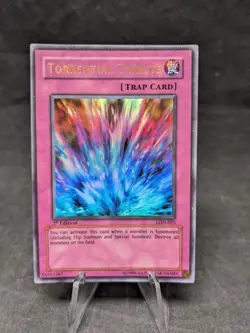 Torrential Tribute- LON-025 -Yugioh -Labyrinth of Nightmare - Asian English - LP - Image 1