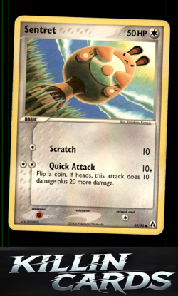 Sentret 62/92 Pokemon Common Legend Maker Card LP - Image 1