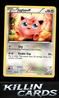 Jigglypuff 78/99 Pokemon Uncommon Next Destinies Card LP - Image 1