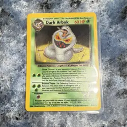 Dark Arbok 2/82 Team Rocket Holo Rare Unlimited Pokemon Card - Image 1