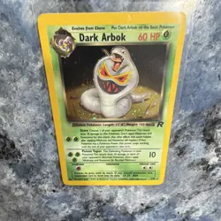 Dark Arbok 2/82 Team Rocket Holo Rare Unlimited Pokemon Card - Image 3