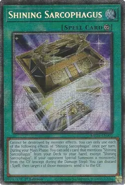 Yugioh 2025 Mega-Pack: Shining Sarcophagus MP25-EN005 Starlight Rare NM - Image 1