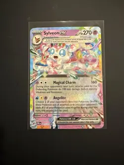 Pokemon Sylveon EX Prismatic Evolutions Holo Card 41/131 SV - Image 1