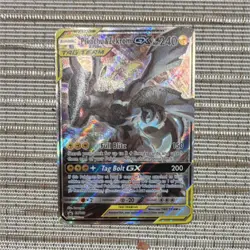 Pokemon Pikachu & Zekrom GX TAG TEAM Full Art Promo Holo SM168 SM Card - Image 1