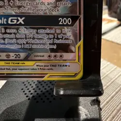 Pokemon Pikachu & Zekrom GX TAG TEAM Full Art Promo Holo SM168 SM Card - Image 5