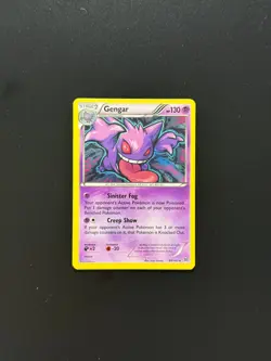 Pokemon Gengar 60/162 Breakthrough Holo Rare Stage 2 130 HP English Card 60/162 - Image 1